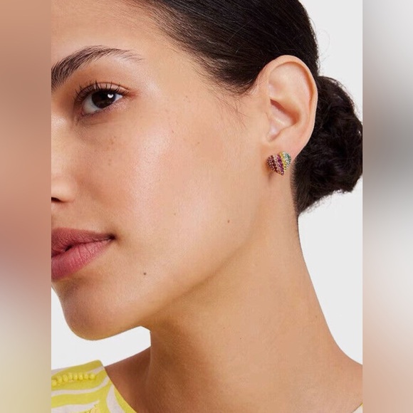 NWT ♠️Kate Spade On the Dot Rainbow stud - Picture 4 of 4